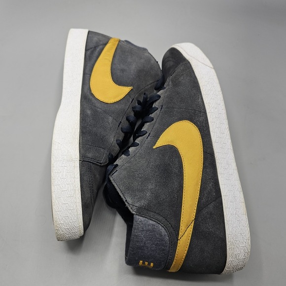 Nike Blazer LR Mid Dark Obsidian Dark Gold Leaf Shoes Sz 14 510965-471 2012 main image 5